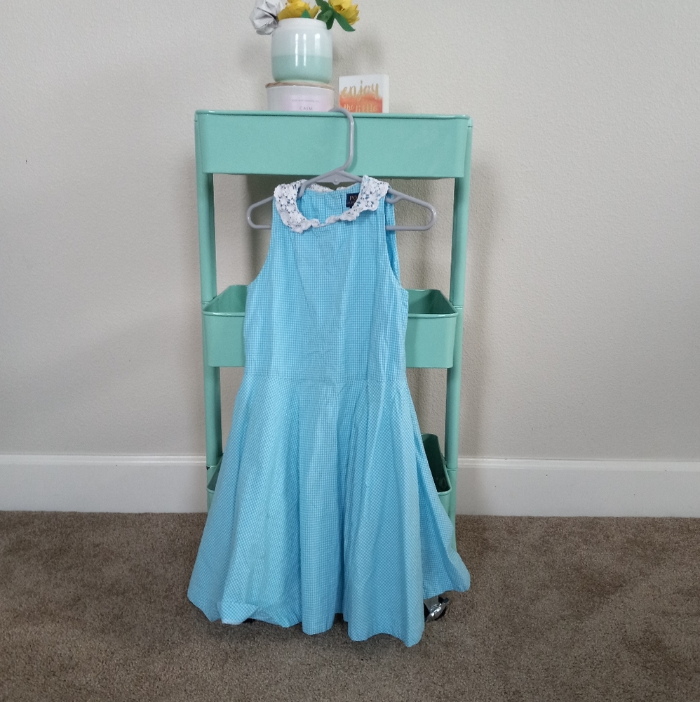 Blue gingham